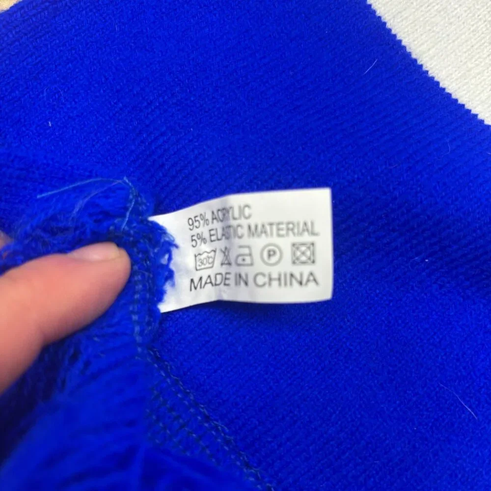 Minnesota Timberwolves Scarf Blue White NBA Basketball‎ 1989